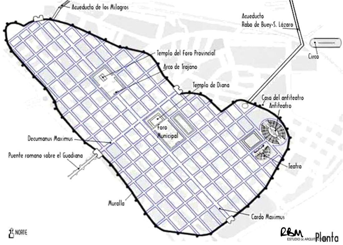 merida-02-hypodamic-layout-roman-city-architect-raul-benitez